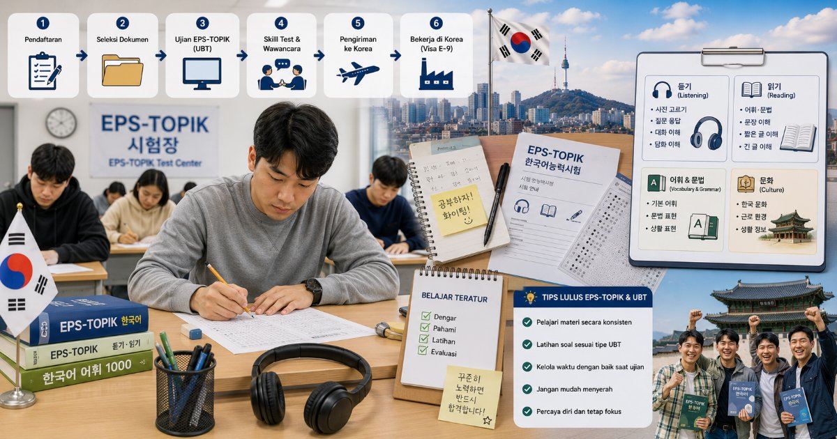 Panduan Lengkap Ujian EPS-TOPIK & UBT Korea