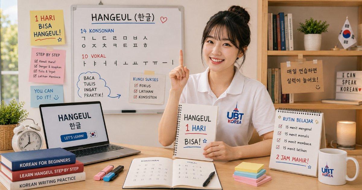 Cara Cepat Menguasai Hangeul dalam 1 Hari