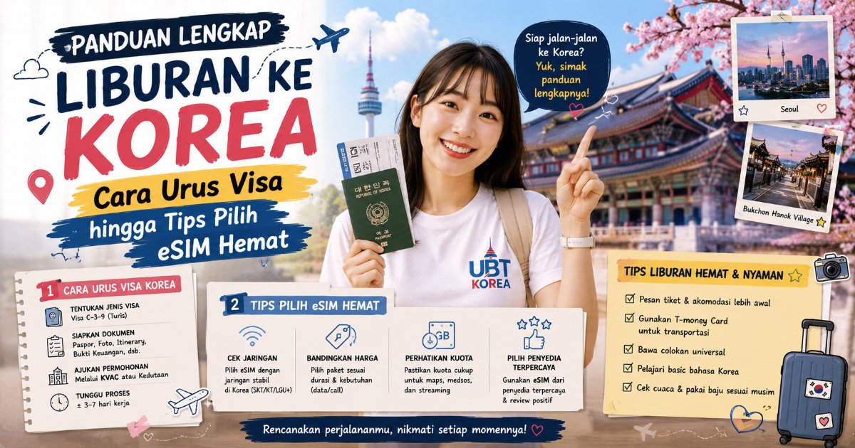 Liburan ke Korea: Cara Urus Visa hingga Tips Pilih eSIM Hemat